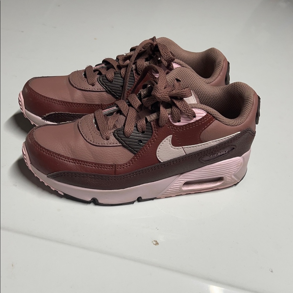 Nike Brown and Pink Athletic Sneakers